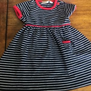 12-18 JoJo Maman striped dress